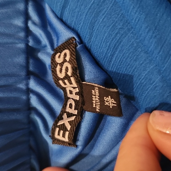 Express Royal Blue Strapless mini Dress size small women's - Picture 4 of 5